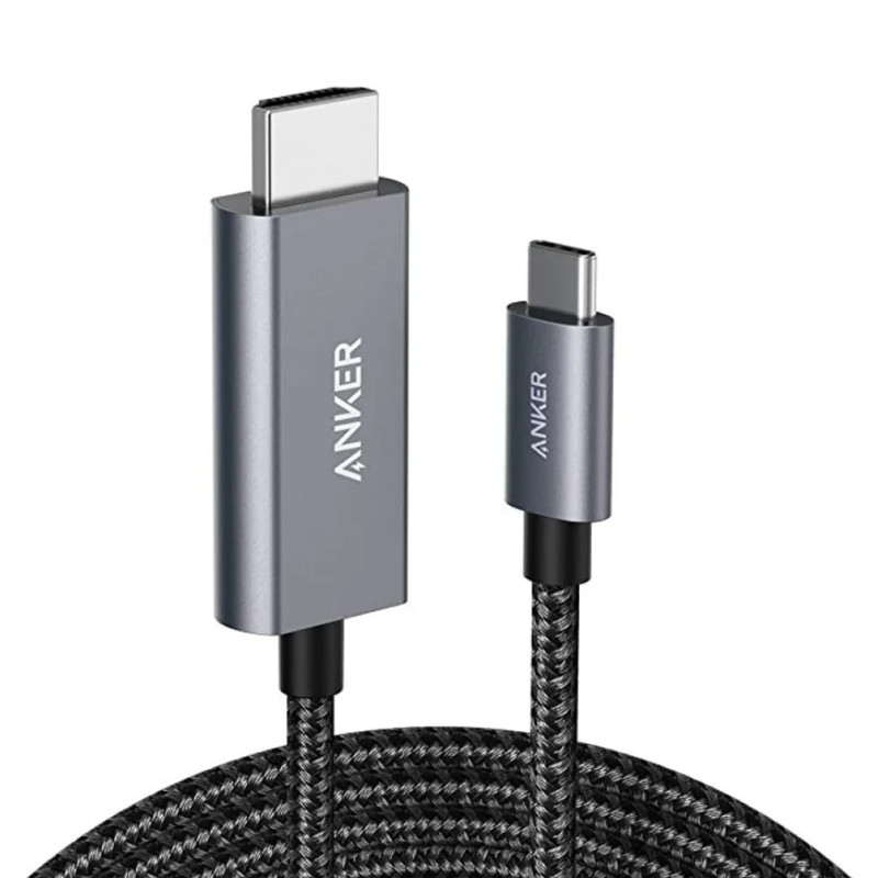 Anker 311 USB-C to HDMI 4K Nylon Cable - 1.8m - شاحن